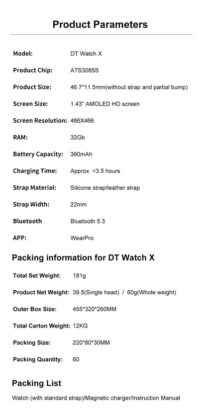 New for Oppo Watch X Men Smartwatch 32GB Extra large Memory 3D Mode MP3 MP4 Smart Watch GPS Sport Smartwatches Bluetooth calling