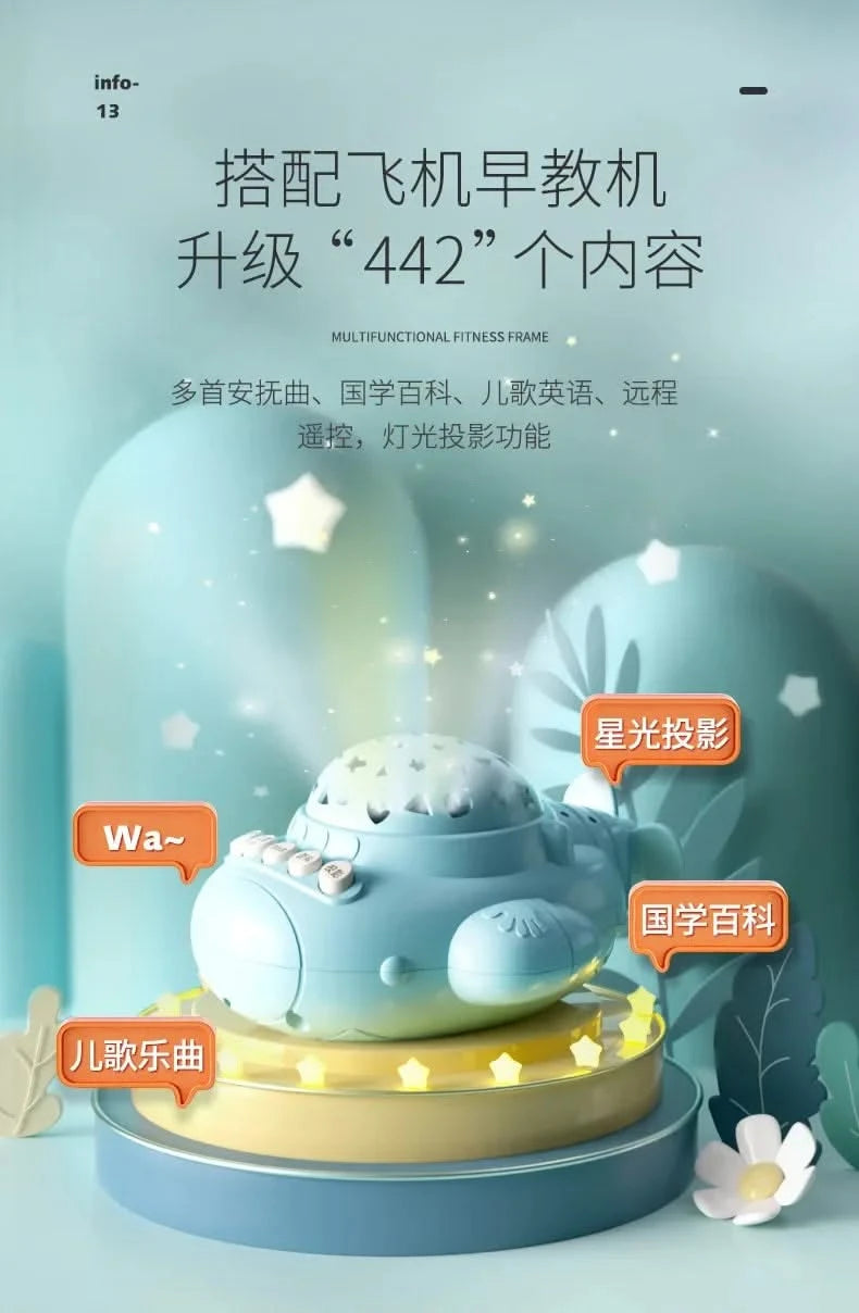 Baby Toys Musical Play Mats Piano Gym Newborn Toys Tummy Time Mat Baby Teether & Padded For Toddlers Early Learning Education