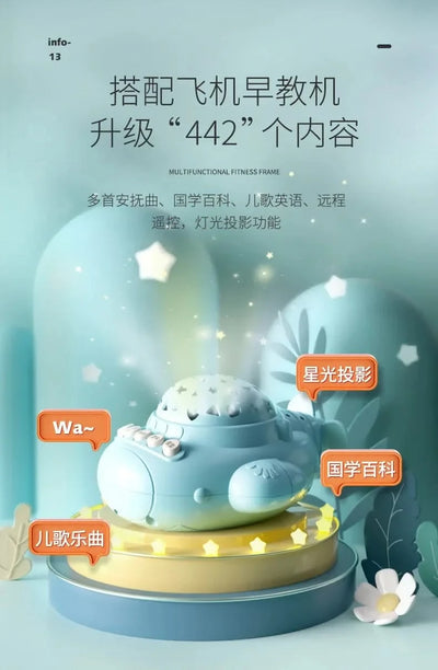 Baby Toys Musical Play Mats Piano Gym Newborn Toys Tummy Time Mat Baby Teether & Padded For Toddlers Early Learning Education