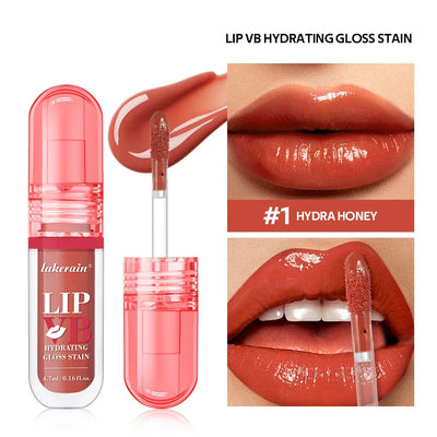 Lip Stain Lip Vb Hydrating Gloss Long-Lasting 12Hr Hydration Vanilla Flavor Moisturize Nourish Soothe Lips Instant Glossy Lipss