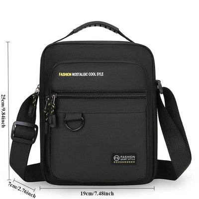 Men Crossbody Bag Single Shoulder Bags Big Capacity Storage Bag Fashion Multi-Pockets Business Crossbody Bags
