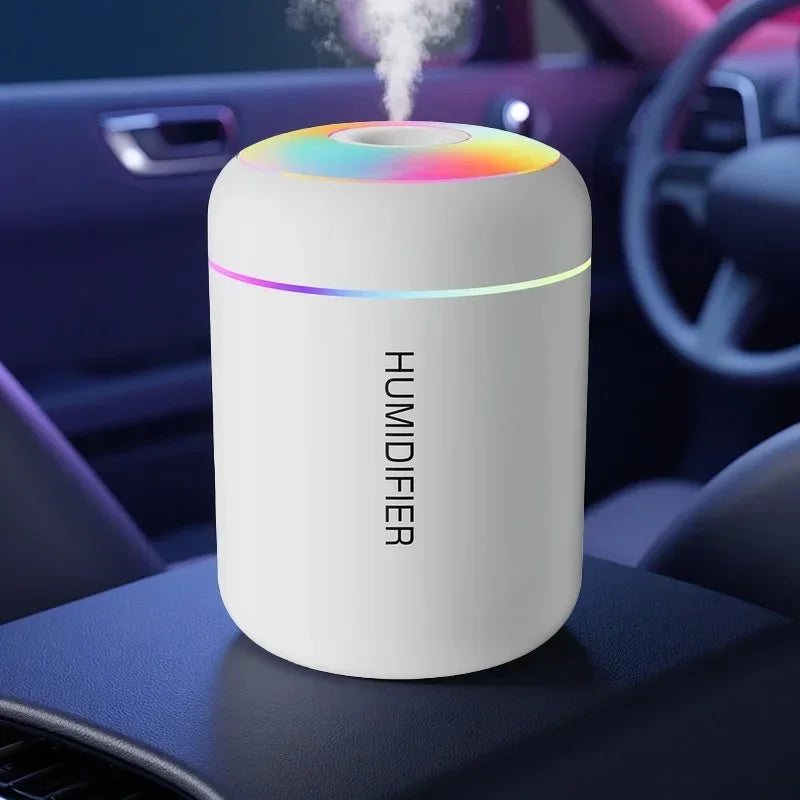 Air Humidifier USB Electric Fragrance Aroma Diffuser Essential Oil Purifier Mini Mute Humidifier For Car Home Bedroom