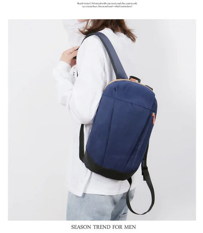 Mountaineering bag large capacity simple all-matching, fashionable, lightweight travel backpack, water splash resistant backpack