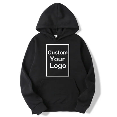 Men's and women's sports hooded sweatshirts, fashionable casual sweaters, customized, long sleeved, outdoor