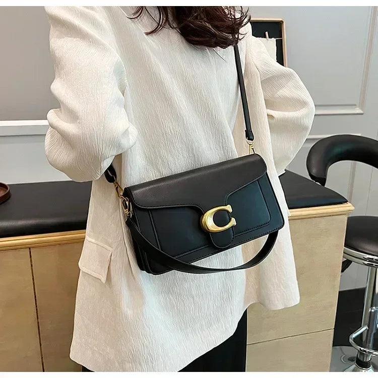 Luxury - grade 2025 women’s exclusive small square shoulder bag - solid - color aesthetic niche - style design& daily