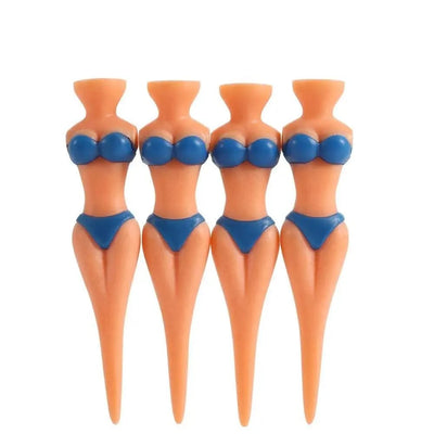 5 Pcs/Lot Women Ball Holder Lady Model Outdoor Golf Tees Golf Training Golf  Accessories Clubs Tee