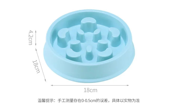 Portable Pet Dog Supplies, Puppy Feeding Food Dish, Slow Down Eating Feeder Bowl to Prevent Obesity, Dropshipping, 2023