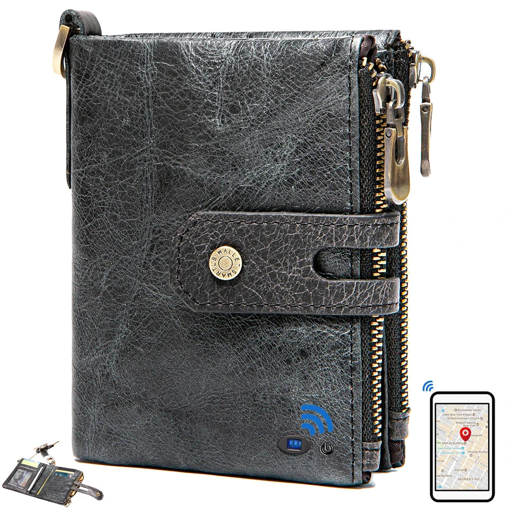 Wallet tracker card for  AIR TAG Smart Billetera con Localiz carteras mujer with Tracker bolsas mujer billetera find my cartera
