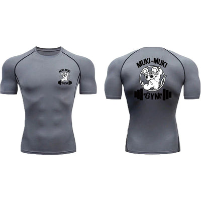 Athletic Compression Shirts For Men Gym Sports Rash Guards Workout Fitness Base Layer Undershirts Quick Dry Tees Tshirt Tops