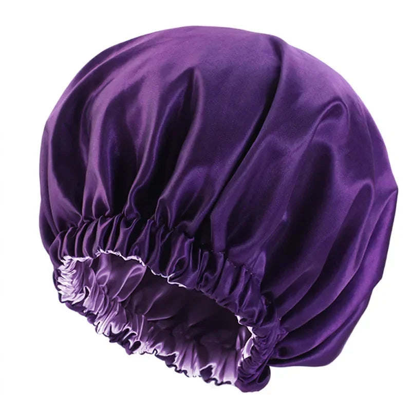 Silk Hair Bonnet for Sleeping Satin Bonnet for Natural Hair Silk Hair Wrap Satin Bonnet Cap Night Sleep Hat Silk Turban