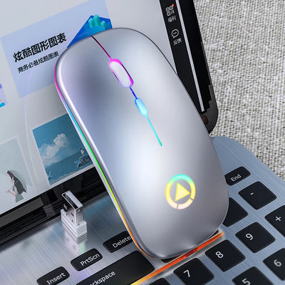 New Rechargeable Wireless Gaming Mouse Portable Ergonomic Quiet And Magical Suitable For Portable Computers Laptop PC