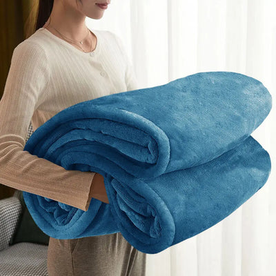 Thicken Warm Soft Blanket for Fall Winter Spring All Season Fuzzy Microplush Lightweight Fleece Winter Blankets for Bed Sofa