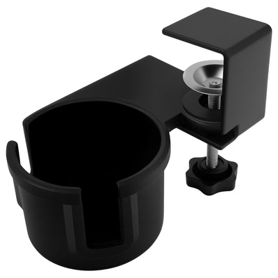 Desk Cup Holder 180° Rotating Clip On Cup Holder Anti Spill Water Bottle Stand Plastic Desk Coffee Mug Stand for Drinks Bottles