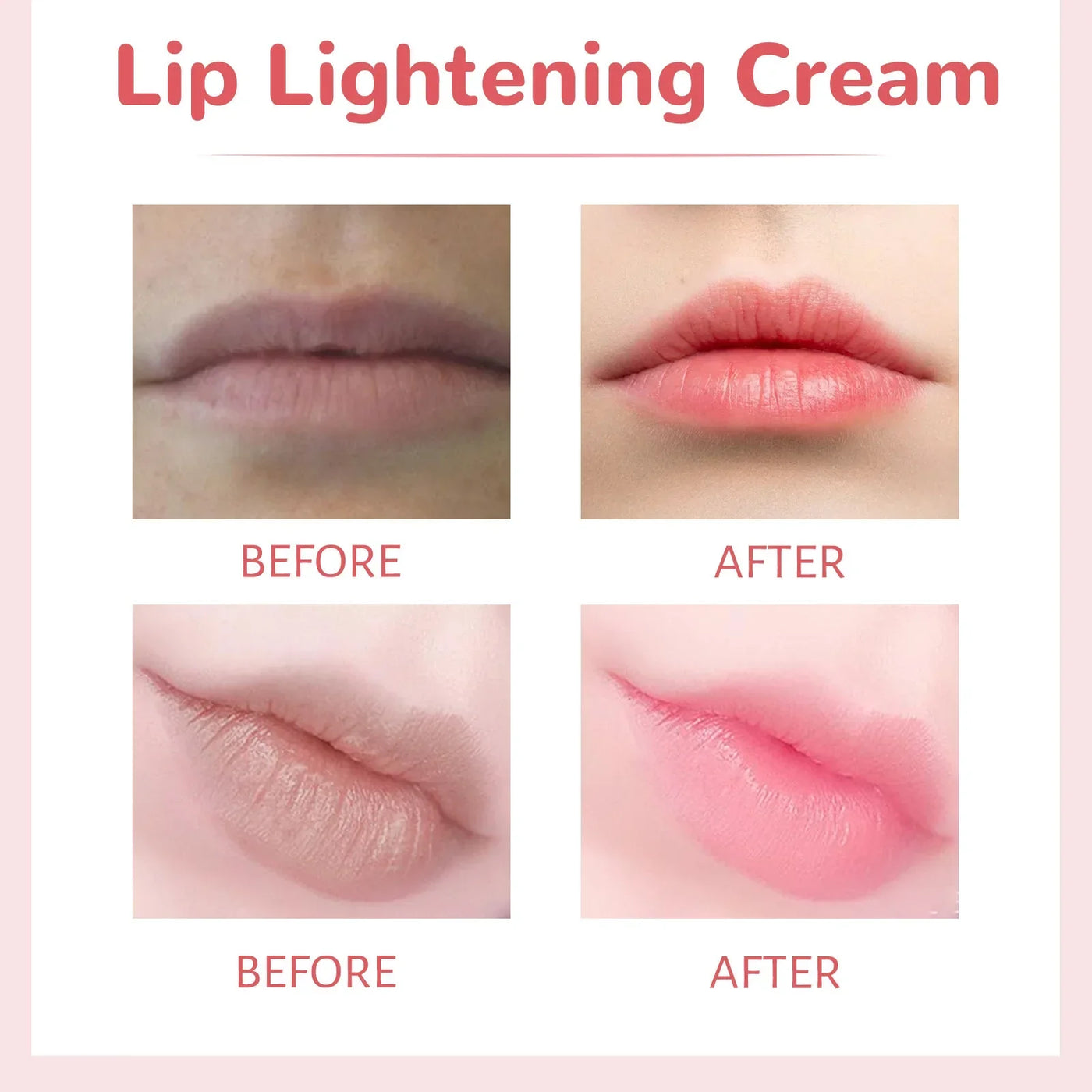 EELHOE Lip Lightening Cream Moisturizing Balm Whitening Brightening Nourishing Lipstick Remove Dark Lip Care Bleaching Cream 30g