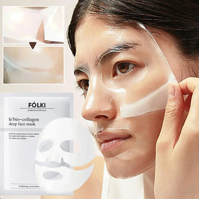 5/10PCS Collagen Face Mask Shrink Pores Deep Hydrating Overnight Mask Moisturizing Refreshing Brightening Korean Face Skin Care