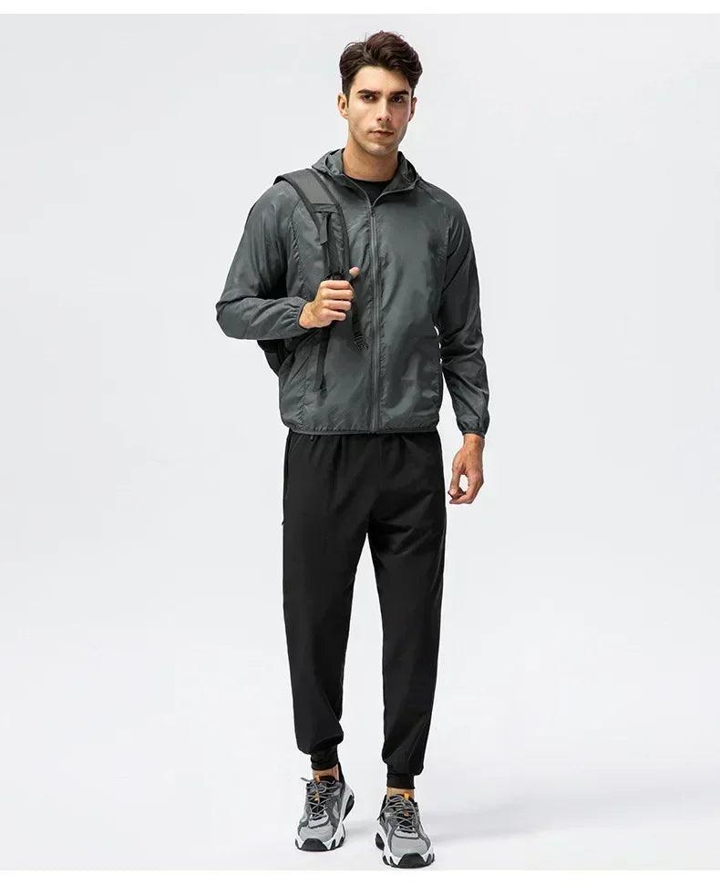 Spring windbreaker jackets for men women coat sun protection quick dry waterproof rain jacket