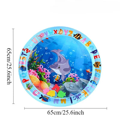 Summer Toys Baby Water Mat PVC Inflatable Cushion Infant Toddler Water Play Mat for Children Early Education Developing Baby Toy
