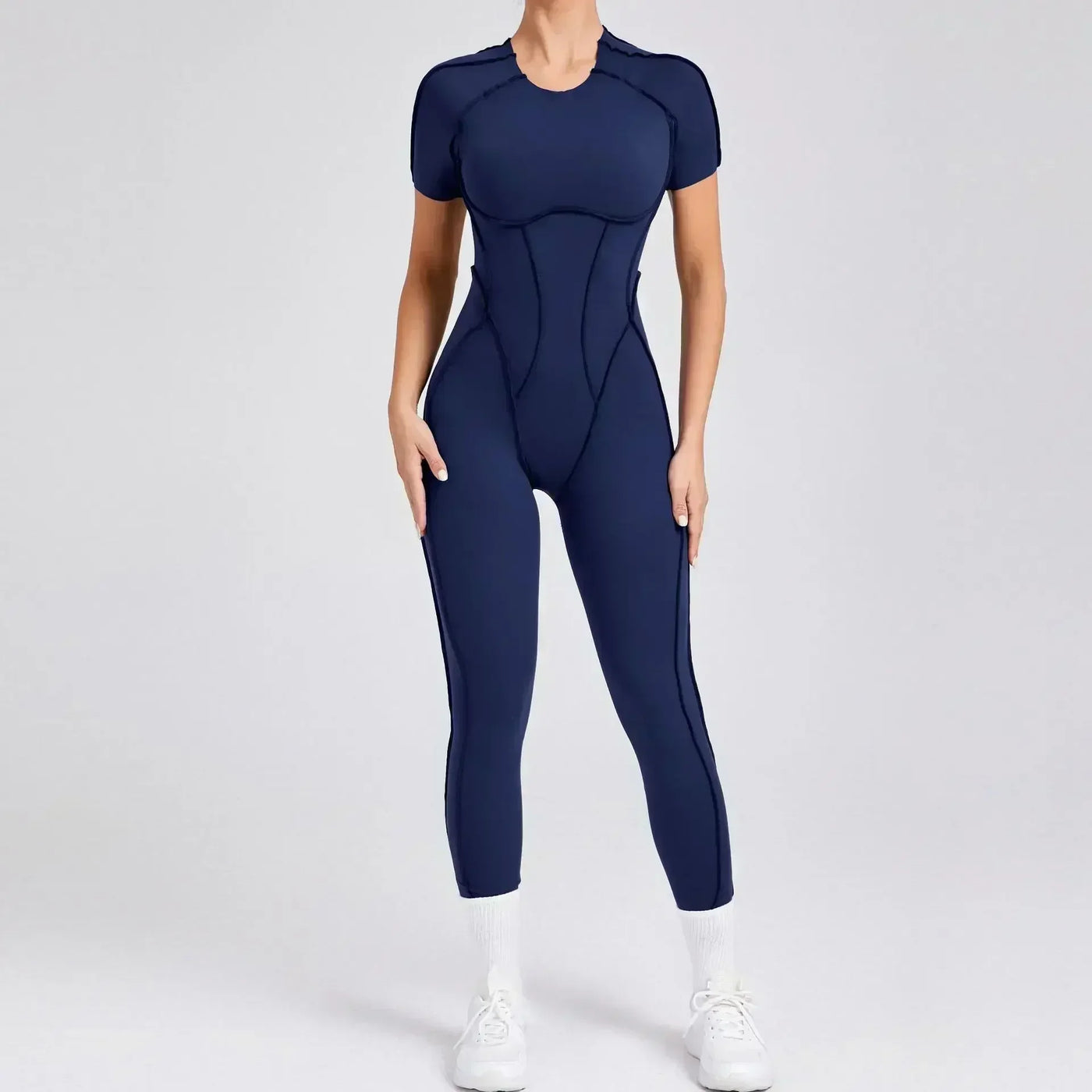 Seamless Yoga Jumpsuits Sports Fitness Hip-lifting