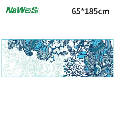 Yoga Mat Towel double-side Velvet Yoga Fitness Isolation Mat non-slip Folding Portable Sports Mat Towel Beach Quick Dry Towel