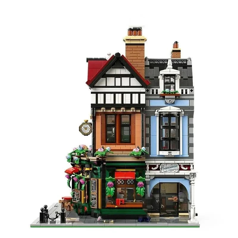 2025 Explosive NEWTudor Corner Modular Building Blocks Creative Expert Street View Building Blocks Toys Christmas Gifts for Chil - Elanique