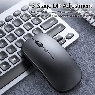 New Rechargeable Wireless Gaming Mouse Portable Ergonomic Quiet And Magical Suitable For Portable Computers Tablets IPAD Phone
