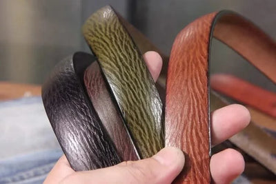 Genuine Leather Brass Buckle Belt for Women | Jeans Casual Dress |  Ladies Designer Trendy Belts Waistband