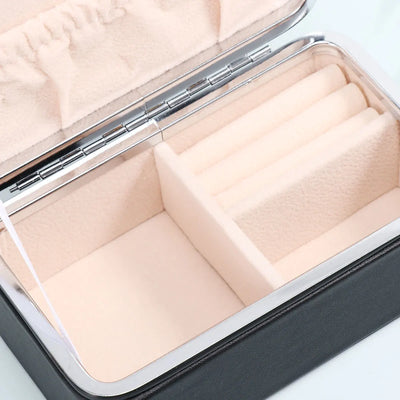 Portable Jewelry Box Travel Cases Organizers for Women Jewlery Necklace Ring Jewlery Organizer Storage Container for Traveling