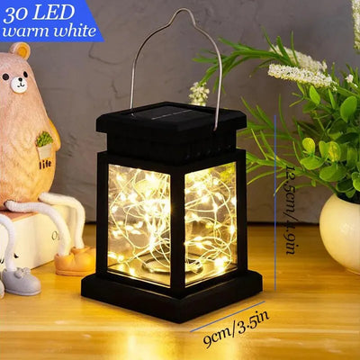 Solar LED Lights Outdoor Focus Floor Lanterns Panel Candle Terraza Indoor Hanging Balcony Birds Decoration Lighting For Garden