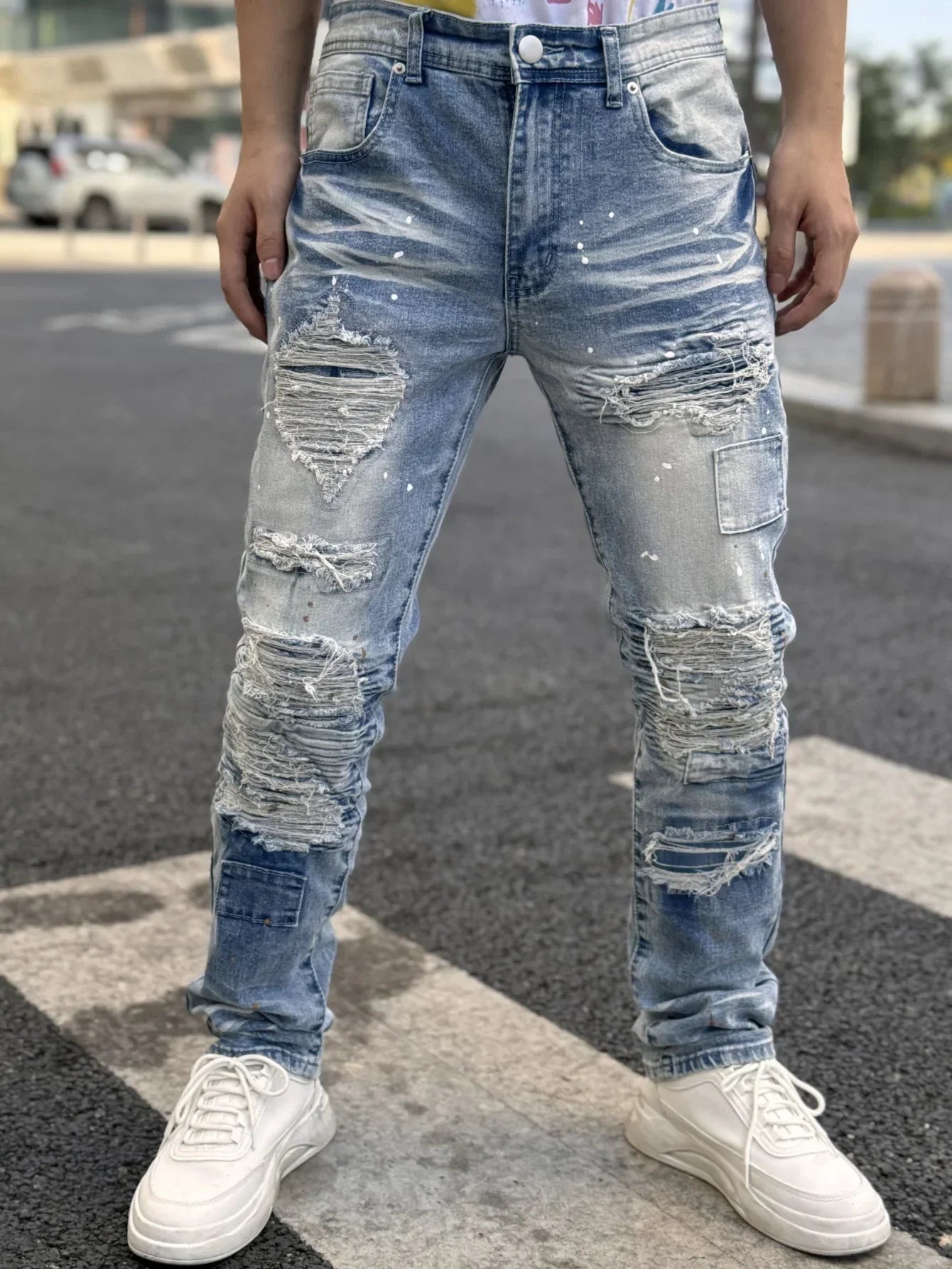 New Men's Denim Jeans for 2025  Breathable and Refreshing  Retro styled for Streetwear  Versatile and Suitable for All Occasions