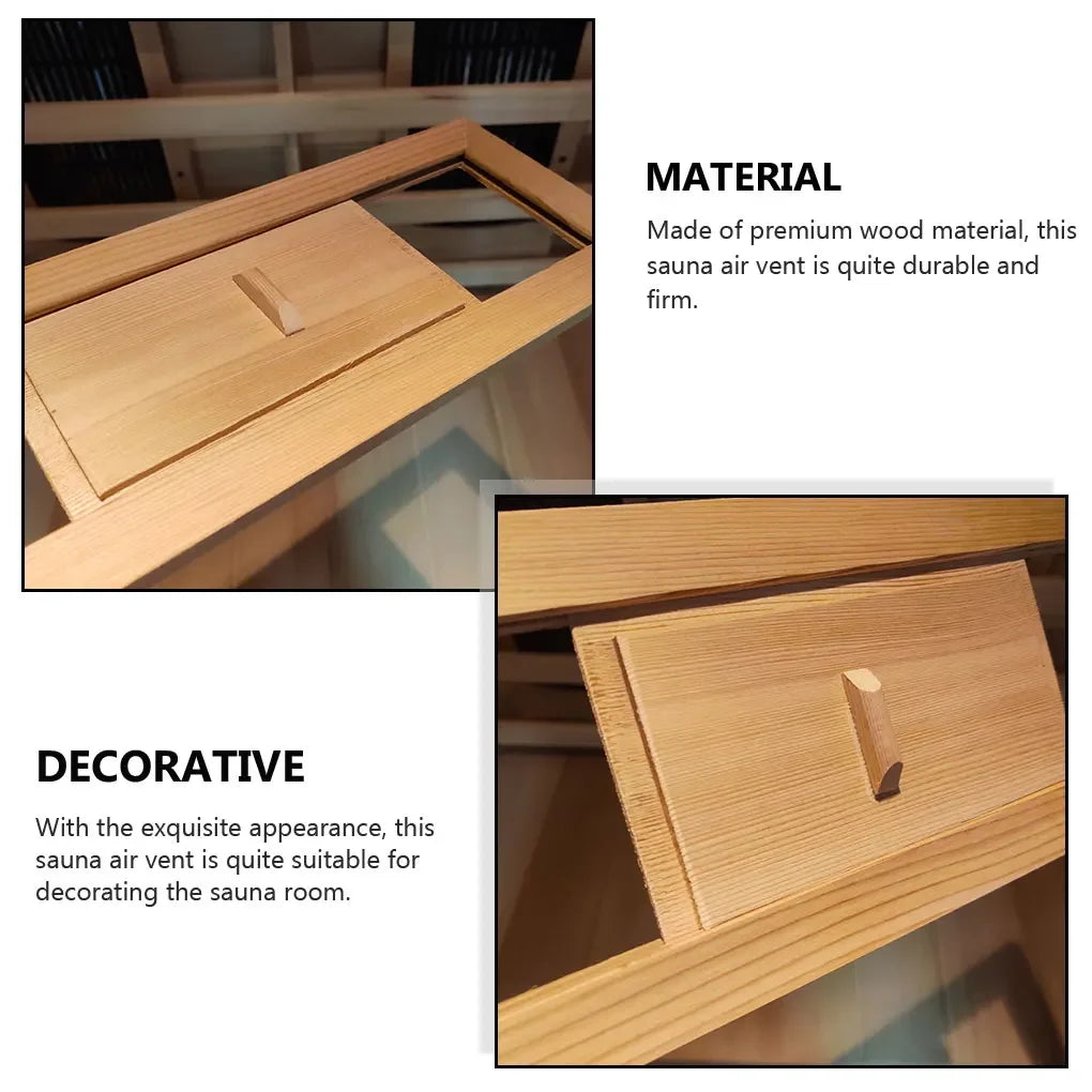 Sauna Air Vent Multipurpose Room Supplies Ventilated Grille Practical Smooth  Handily Install Steam Outlet Sauna Air Vent