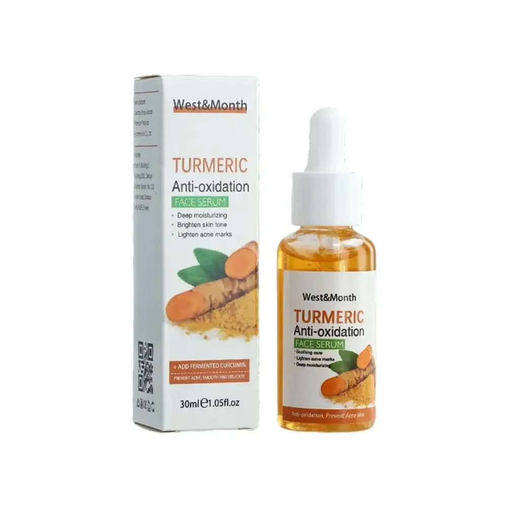 Turmeric Face Whitening Serum Turmeric Anti-oxidation Serum Turmeric Dark Spot Corrector Serum Facial Brighten Turmeric Oil Soap