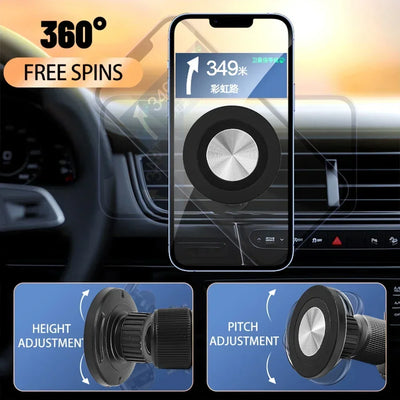 For MagSafe Car Mount Accessories Universal Magnetic Car Phone Holder Parts Suitable for 17mm Ball Head Base Magnet Brackets