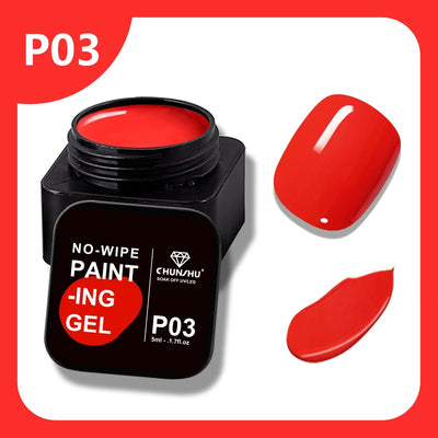 CHUNSU 3 In 1 Spider Gel Nail Polish No Wipe Functional UV Gel Creative Wire Drawing Liner Soak Off Magic Powder 5ML Clear  DIY