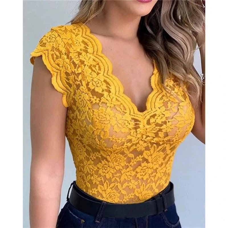 Women's Summer Sexy Lace Crochet Cardigan Casual Top