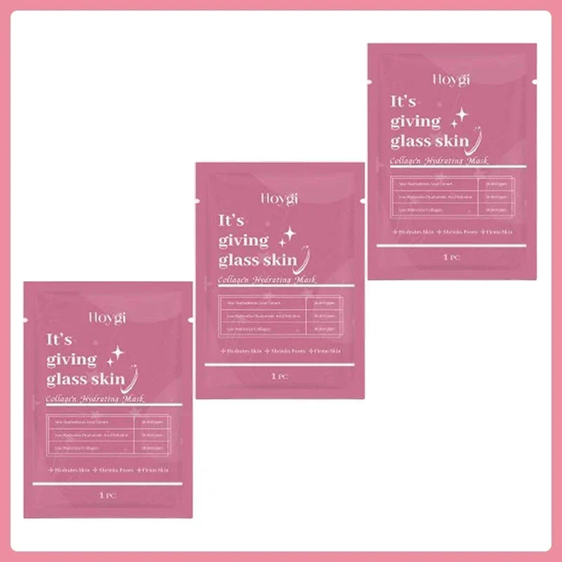 Deep Collagen Mask Facial Shrink Pores Moisturizing Overnight Mask Anti-Wrinkle Hydrating Refreshing Brightening Face Skin Care