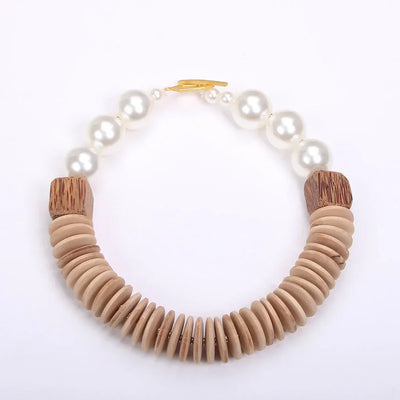 Statement Necklace Big Beads Handmade for Women Trendy Party Jewelry