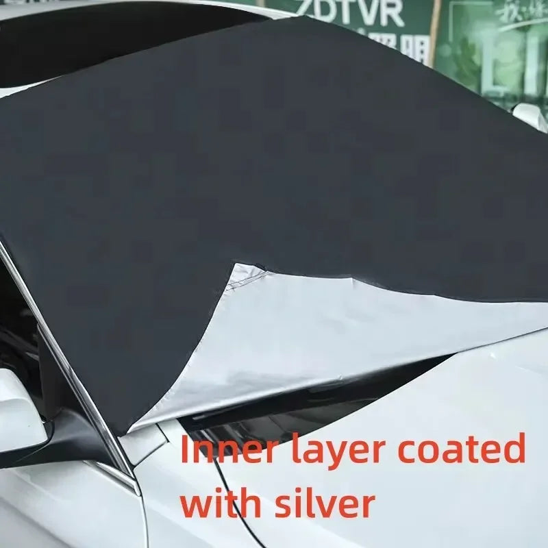 Car Snow Shield Magnetic Winter Snow Shield Front Windshield Cover Anti-frost Sun Protection Car Cover Parasoles Para Coches
