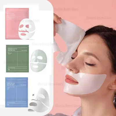 Bio-Collagen Face Mask Deep Moisturizing Overnight Mask Collagen Protein Hydrogel Soft Gel Mask Brightening Firming Skin Care