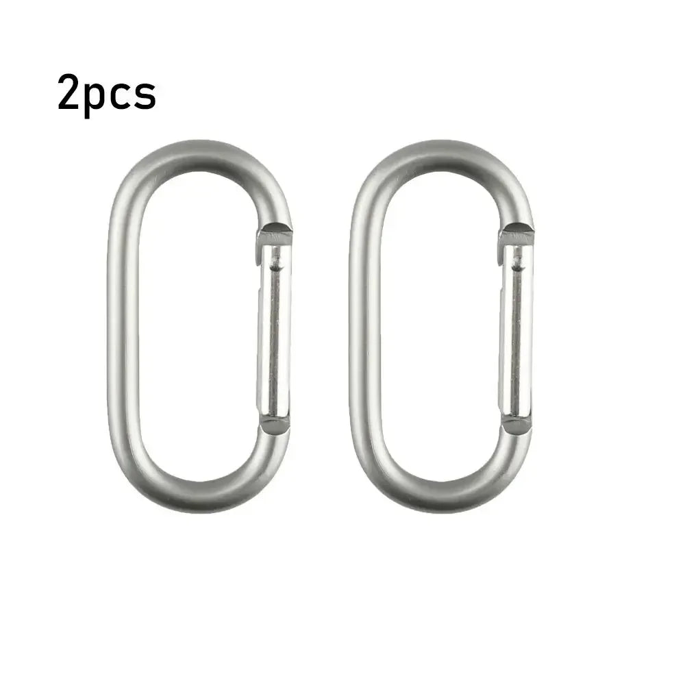 2/5/10pcs Alloy Aluminum Survival Gear Camp Mountaineering Hook Carabiners Carabiner Travel Kit Camping Equipment