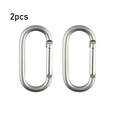 2/5/10pcs Alloy Aluminum Survival Gear Camp Mountaineering Hook Carabiners Carabiner Travel Kit Camping Equipment