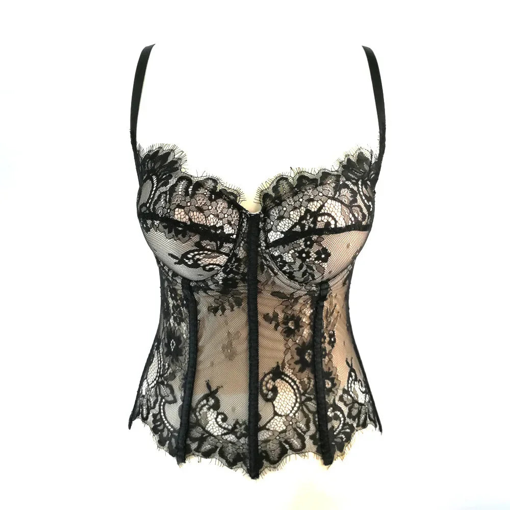 Women's Shaping Sexy Lace Corset Floral Lace