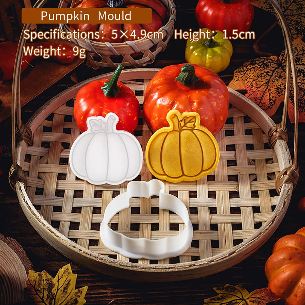 Thanksgiving Theme Cookie Molds Fondant Cutter Pastry Decoration Mold Kitchen DIY Baking Supplies