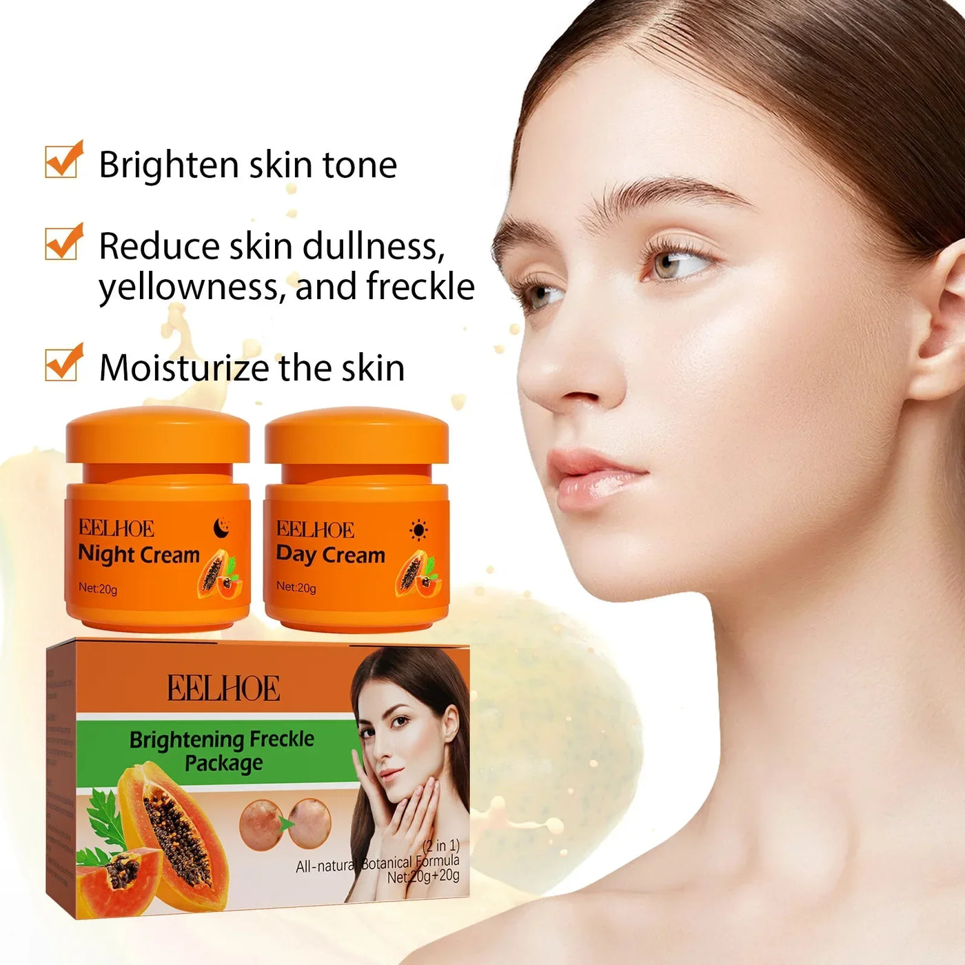 Whitening Freckle Cream Melanin Blemish Remover Lighten Pigmentation Melasma Removal Whiten Nourish Dark Spot Corrector Cream