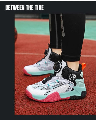 2025 New Children's Basketball Sports Shoes for Boys High Quality Running Kids Shoes Child Sneakers Non-Slip School Shoes - Elanique