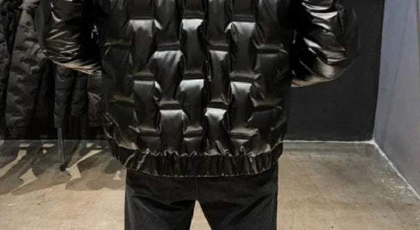 Men's Down Jacket Glossy Male Padded Coats Short Parkas Collared Padding Winter 2024 Outerwears Fashion 2024 Promotion Hot Outer