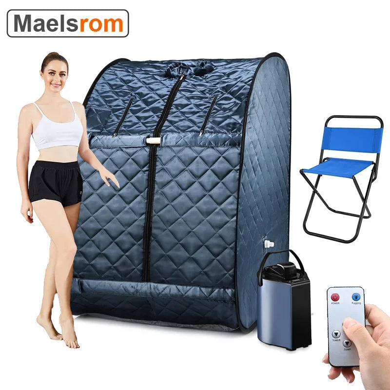 3L Sauna Box Full Body Portable Fumigation Sauna for Home Spa Strong Steam Engine Fumigating Foldable Single Spa Machine