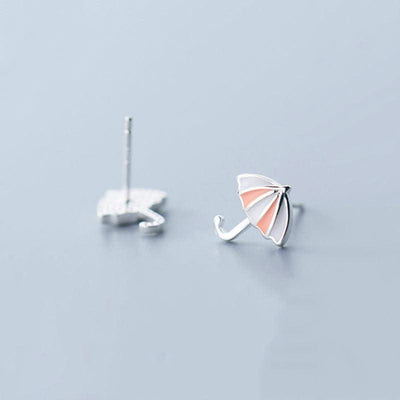 Fashion Personalized And Mori Small Umbrella Stud Earrings For Women
