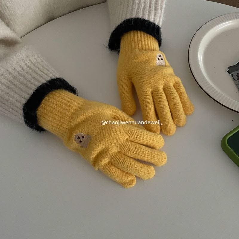 Facial Expression Bag Gloves For Women