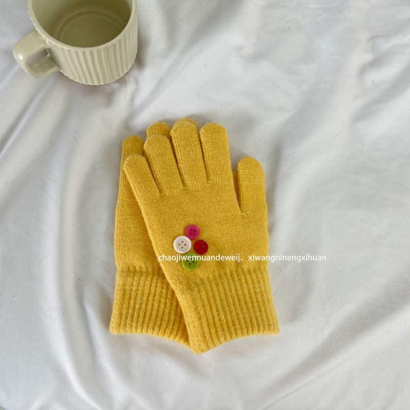 Facial Expression Bag Gloves For Women
