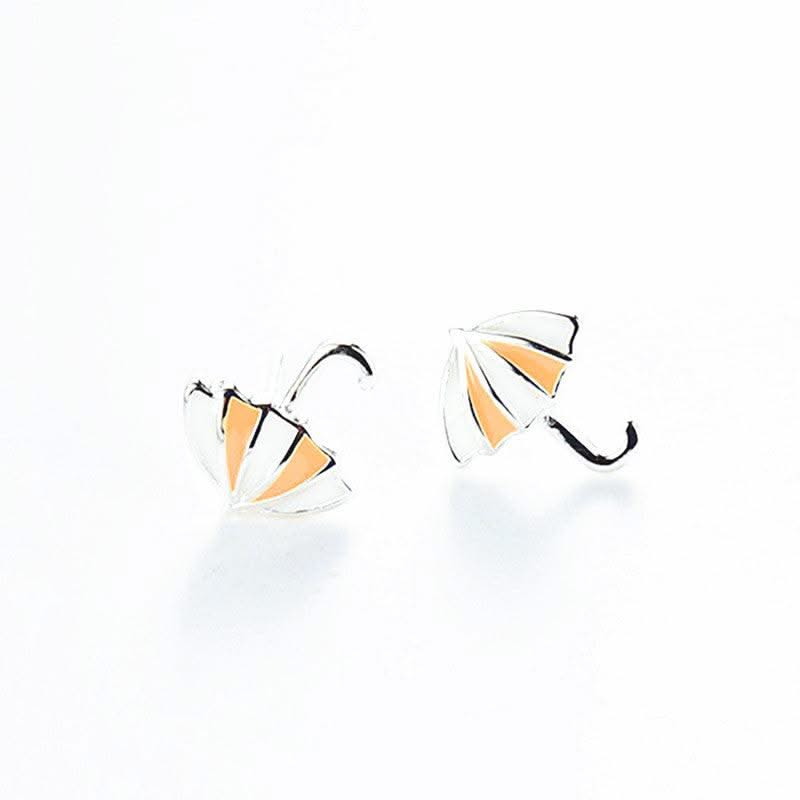 Fashion Personalized And Mori Small Umbrella Stud Earrings For Women